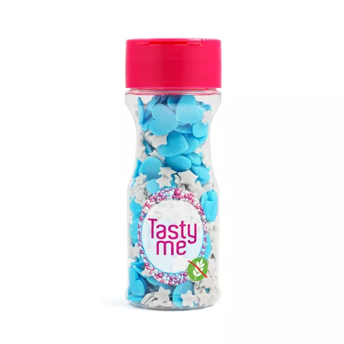Tasty Me gluténmentes cukor tortadekor blue star 8mm 50 g – Sütési segédanyag
