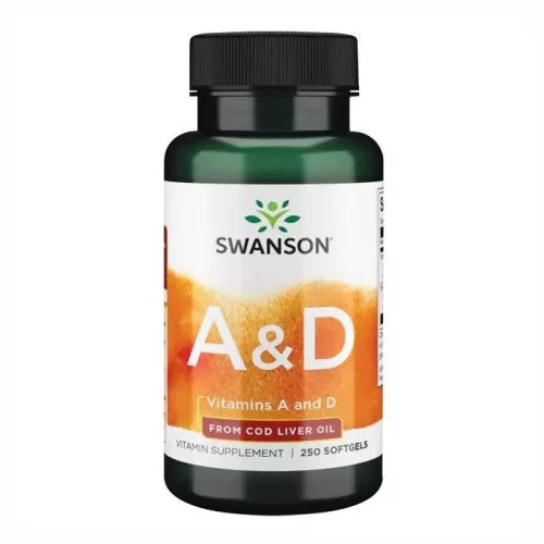 SWANSON A és D vitamin 250 db lágyzselatin kapszula - Bio és natúr étrendkiegészítők
