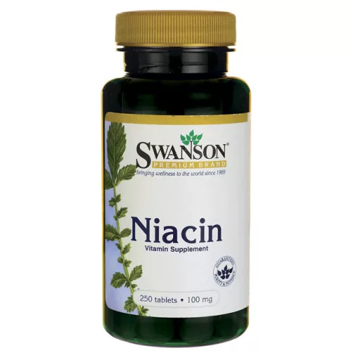 Swanson Niacin B3-Vitamin 250 db - Bio és natúr étrendkiegészítők