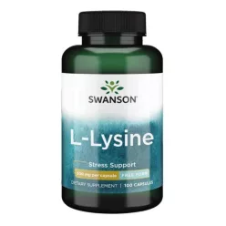SWANSON  L-LYSINE 500 mg/100 db - Bio és natúr étrendkiegészítők