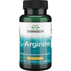 Swanson L-ARGININE  500 mg 100 db