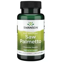 SWANSON  SAW PALMETTO Fűrészpálma 540 mg/100 db - Bio és natúr étrendkiegészítők