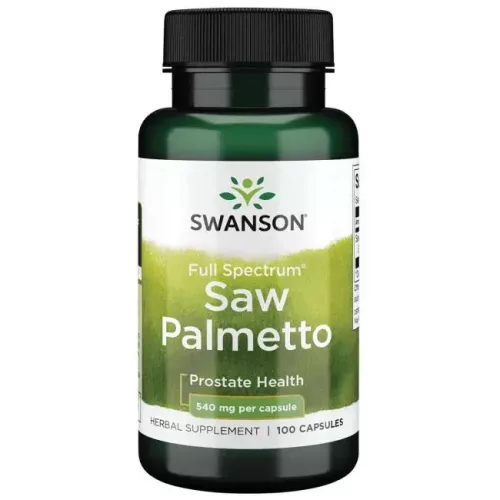 SWANSON  SAW PALMETTO Fűrészpálma 540 mg/100 db - Bio és natúr étrendkiegészítők