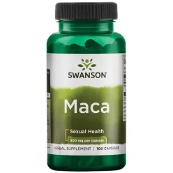 SWANSON  MACA  500 mg/100 db - Bio és natúr étrendkiegészítők