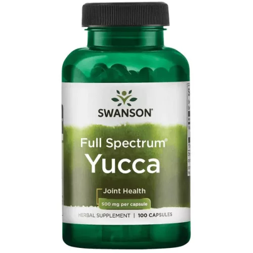 SWANSON  YUCCA KAPSZULA 500 mg/100 db - Bio és natúr étrendkiegészítők