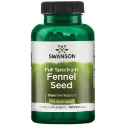 SWANSON  FENNEL SEED Édeskömény mag kapszula 480 mg/100 db - Bio és natúr étrendkiegészítők