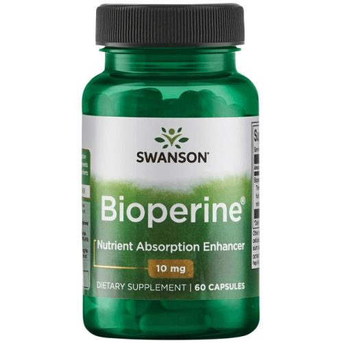 SWANSON BioPerine (95% piperine) 10 mg / 60 kapszula - Bio és natúr étrendkiegészítők