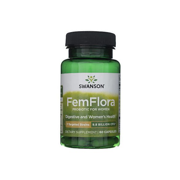 Swanson FEMFLORA (Probiotikum NŐKNEK) 9,8 MRD 60 db