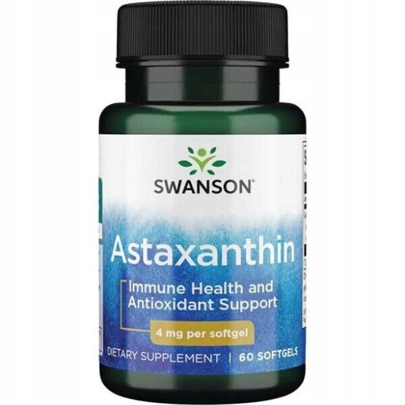 Swanson ASTAXANTHIN (lágyzselatin kaszula) 4 mg 60 db