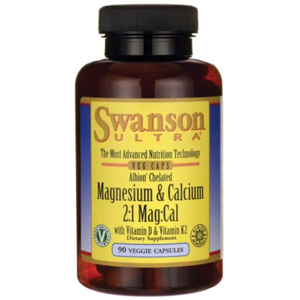 Swanson MAGNESIUM & CALCIUM (D2 ÉS K2 HOZZÁADÁSSAL)