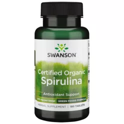 SWANSON  SPIRULINA ALGA ORGANIKUS 500 mg/180 db - Bio és natúr étrendkiegészítők