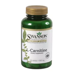 SWANSON  L-CARNITINE  500 mg/100 db - Bio és natúr étrendkiegészítők