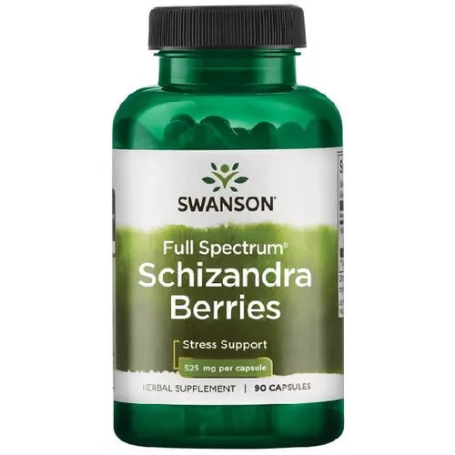Swanson Schizandra berries 525mg 90db kapszula Életbogyó, Kínai kúszómagnólia