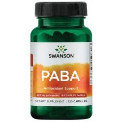 SWANSON  PABA  500 mg/120 db - Bio és natúr étrendkiegészítők
