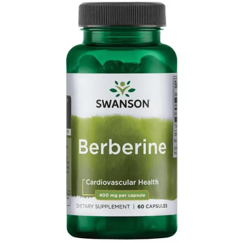 SWANSON Berberine 400mg / 60db - Bio és natúr étrendkiegészítők