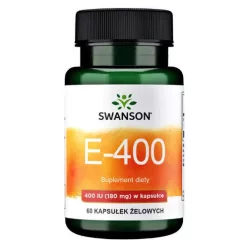   Swanson E-400 vitamin 180mg 60 kapszula d-alfa-tokoferol-acetát