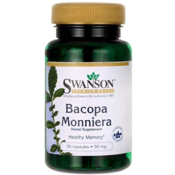 Swanson BACOPA MONNIERI (10:1 kivonat) 50 mg 90 db