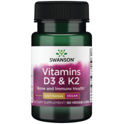 D3+K2 VITAMINS (növényi kapszula) 200NE+75mcg 60 db