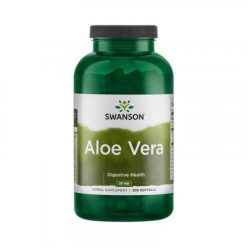 SWANSON Aloe Vera 25 mg / 100 db lágyzselatin kapszula - Bio és natúr étrendkiegészítők