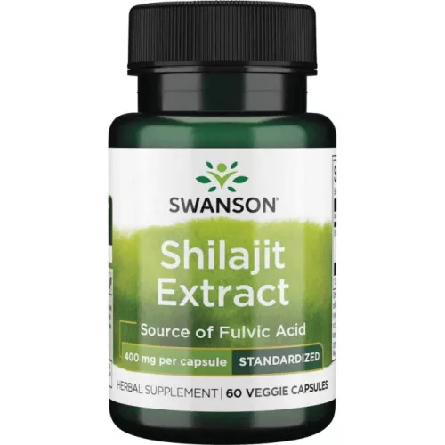 SWANSON Shilajit kivonat 400 mg / 60 db növényi kapszula - 