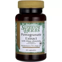 SWANSON Gránátalma kivonat 250 mg / 60 kapszula - Bio és natúr étrendkiegészítők