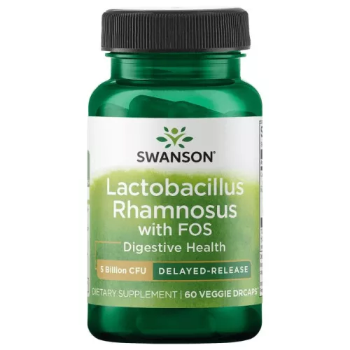 SWANSON  LACTOBACILLUS RHAMNOSUS WITH FOS 5 Mrd CFU/60 db - Bio és natúr étrendkiegészítők