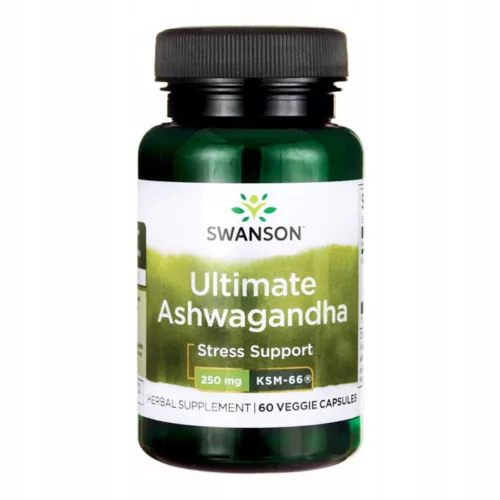 Swanson Ultimate Ashwagandha 250mg 60 kapszula (KSM-66® kivonat)