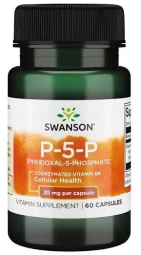 SWANSON P-5-P (B6 vitamin) 40 mg / 60 db - Bio és natúr étrendkiegészítők