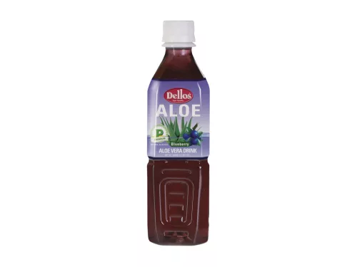 Dellos aloe kék áfonya 500 ml – Ice tea, üdítőital
