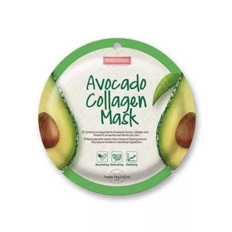 Purederm avokádó fátyolmaszk - Bio és natúr kozmetikumok