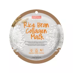 PureDerm Rizskorpa kollagénes fátyolmaszk 1db