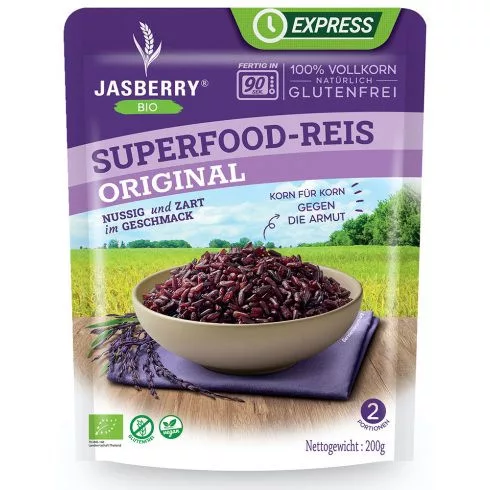 Jasberry BIO JASBERRY Express Superfood rizs 200 g Új termék - Bio és natúr élelmiszerek