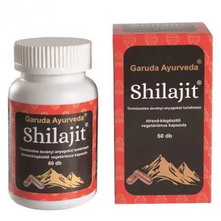 Garuda ayurveda shilajit kapszula vegetáriánus 60 db - Bio és natúr étrendkiegészítők