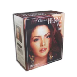 Classic Henna hajszínező por sötétbarna 100 g - Bio és natúr kozmetikumok