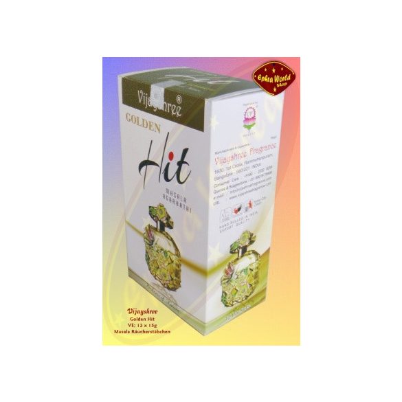 Golden füstölő pálcás buddha 15 g