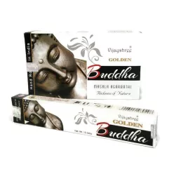 Golden füstölő pálcás buddha 15 g - 
