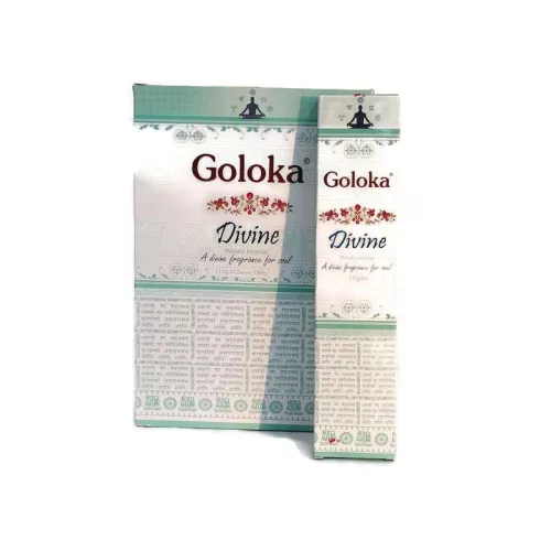 Goloka füstölő pálcás divine 15 g - Aromaterápiához és természetes wellnesshez