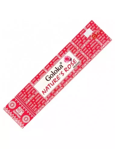 Goloka füstölő pálcás natures rose 15 g - Aromaterápiához és természetes wellnesshez