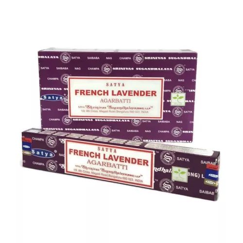 Satya füstölő pálcás french lavender 15 g - Aromaterápiához és természetes wellnesshez