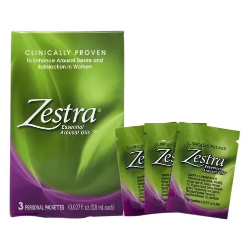 Zestra - stimuláló intim gél nőknek (3 x 0,8 ml) - Bio és natúr intim termékek