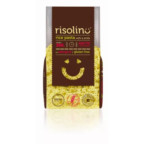 Risolino Rizstészta Csillag Gm. 300 g - Bio és natúr élelmiszerek