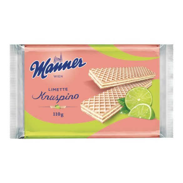 MANNER KNUSPINO LIME KRÉMES OSTYA 110G