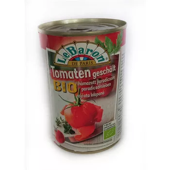 Le baron bio hámozott paradicsom paradicsomlében 400 g - 
