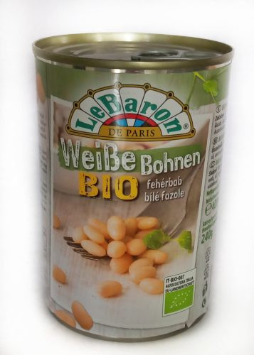 Le baron bio fehérbab 400 g - 