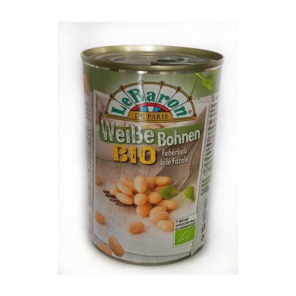 Le baron bio fehérbab 400 g