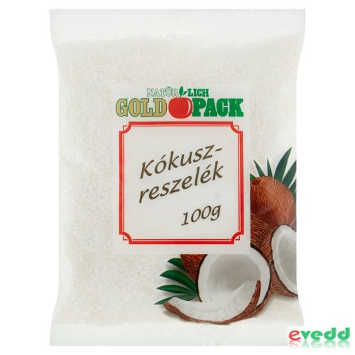 Gold Pack kókuszreszelék 100 g - Bio és natúr élelmiszerek