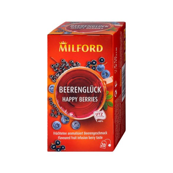 Milford eper-joghurt ízű gyümölcstea 20x2,5g 50 g