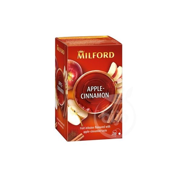 Milford alma-fahéj ízű gyümölcstea 20x2,5g 50 g