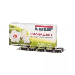 Luuf torokpasztilla izlandi zuzmóval 20 db - Bio és natúr étrendkiegészítők