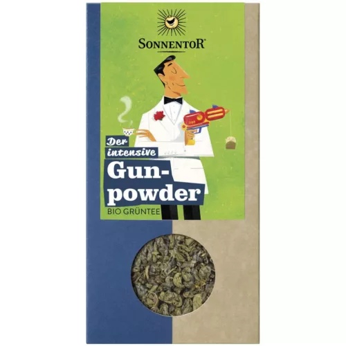 Sonnentor Bio szálas Gunpowder kínai zöld tea 100g - 